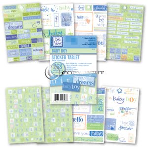 Deja Views Sticker Tablets ~ Baby Boy